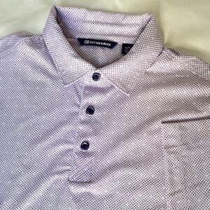 Cutter & Buck Men's Patterned Polo Shirt M